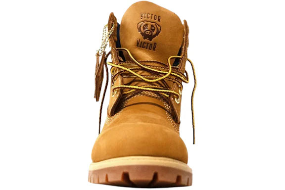 Timberland 6-Inch Premium Boot Wheat Navy