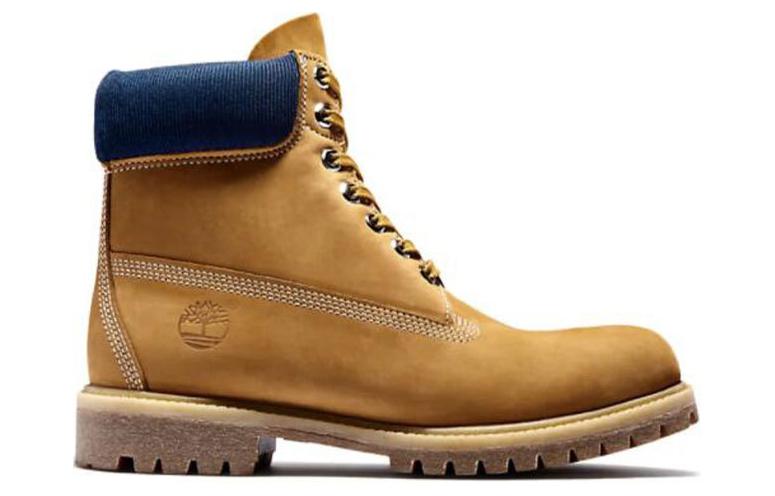 Timberland 6-Inch Premium Boot Wheat Navy