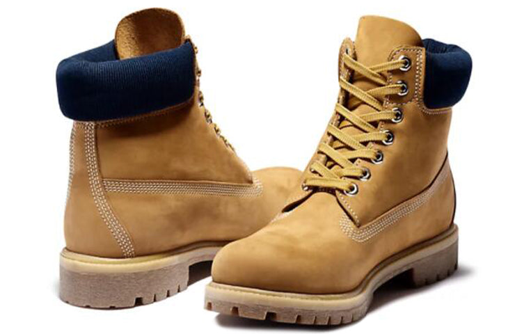 Timberland 6-Inch Premium Boot Wheat Navy